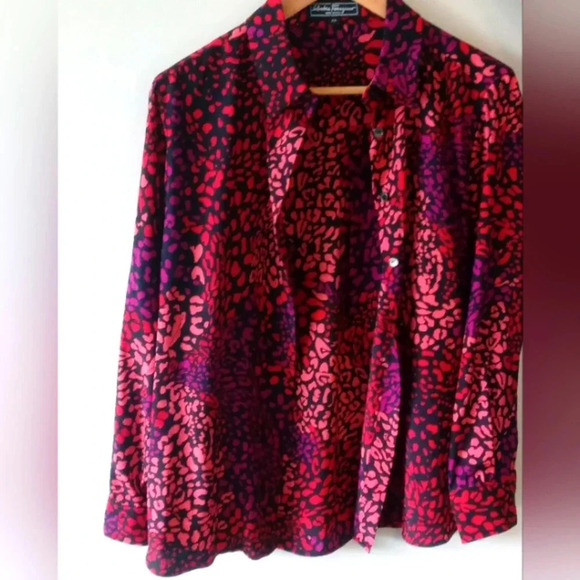 Salvatore Ferragamo Tops - Salvatore Ferragamo  Silk Blouse